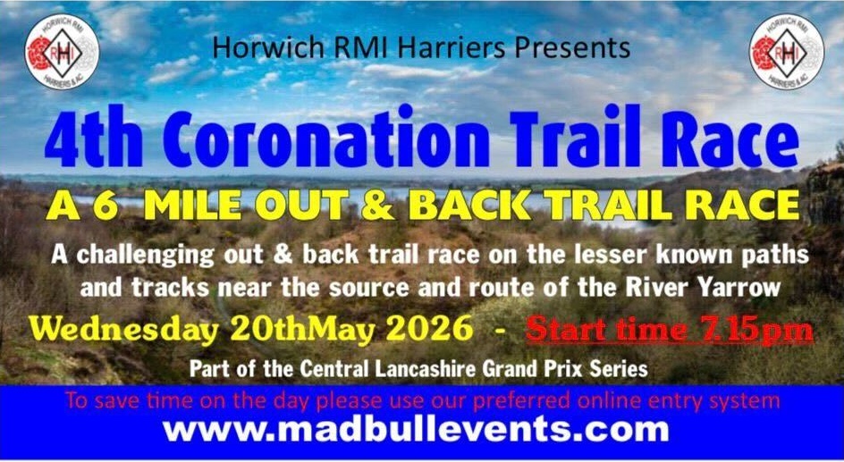 Coronation Trail Race Banner 2026