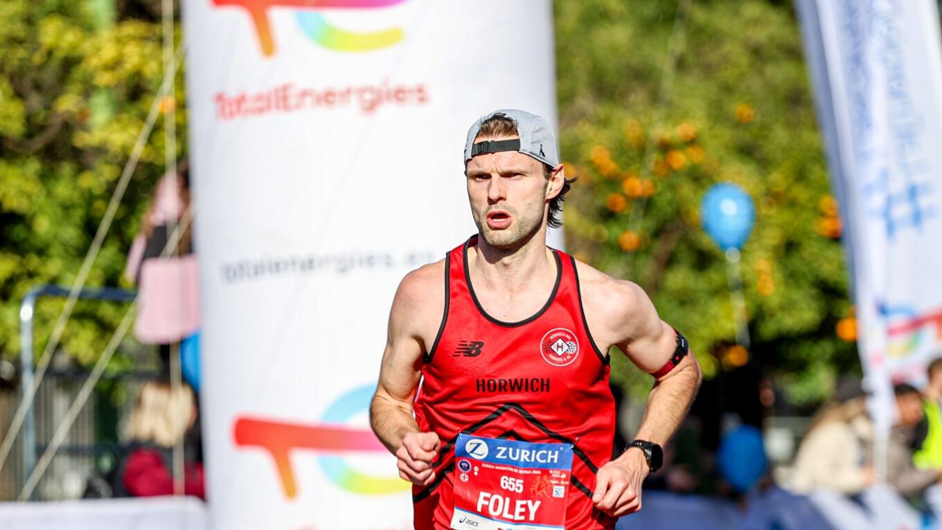 Luke Foley at the Sevilla marathon