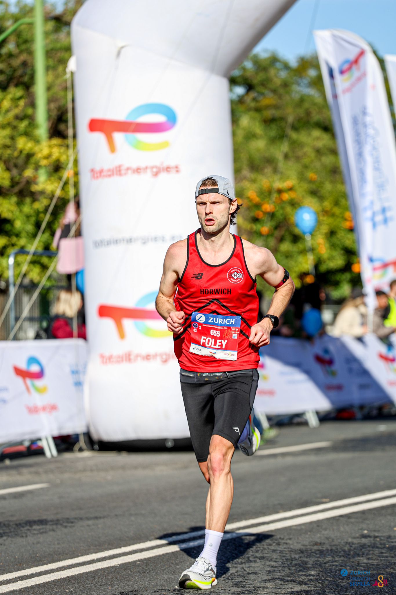 Luke Foley at the Sevilla marathon